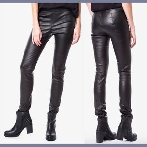 NWT $985‎ DIESEL BLACK GOLD 'Peghyns' Leather Pants in Black [SZ 44 ]